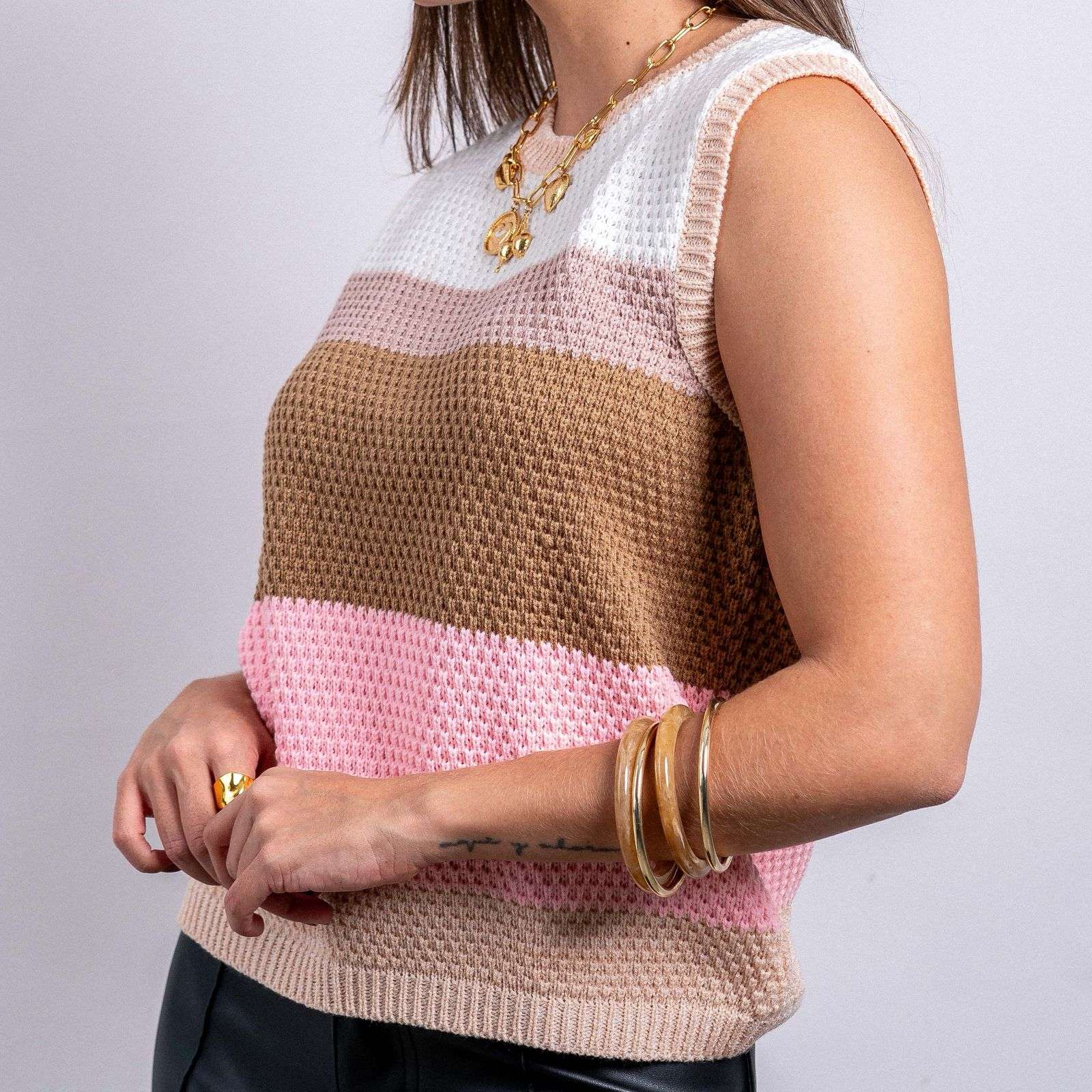 Chaleco Semilla Pastel