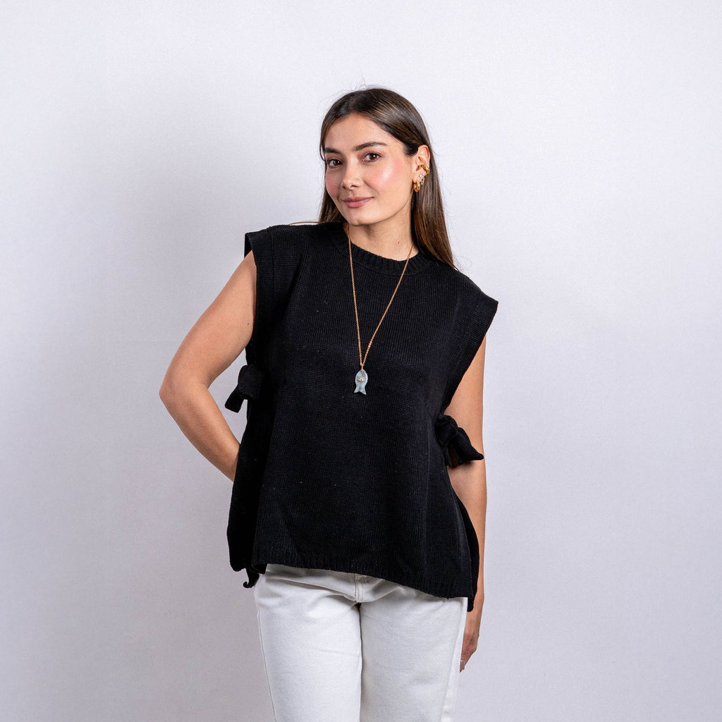 Chaleco Bow Negro