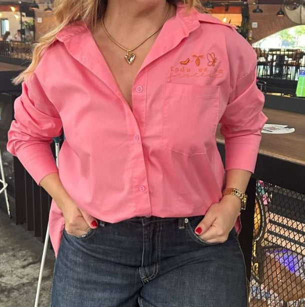 Camisa Gabriela Renacer Rosada
