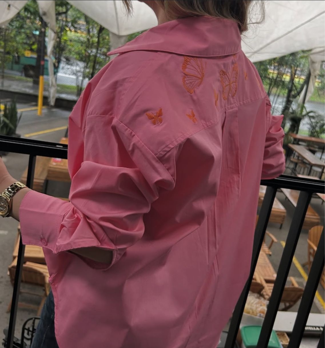 Camisa Gabriela Renacer Rosada