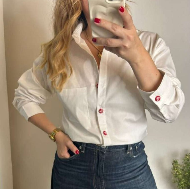 Camisa Punto Enamorado Blanco