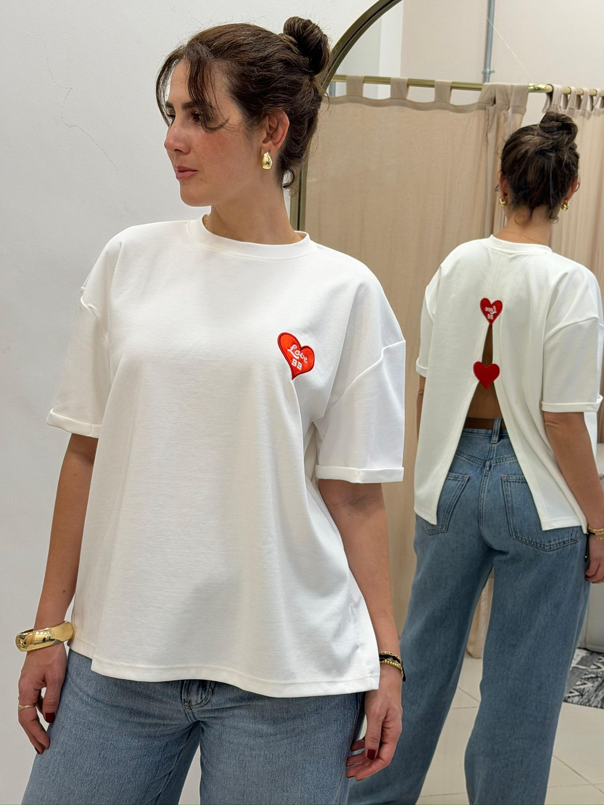 Camisa Love BB Blanca