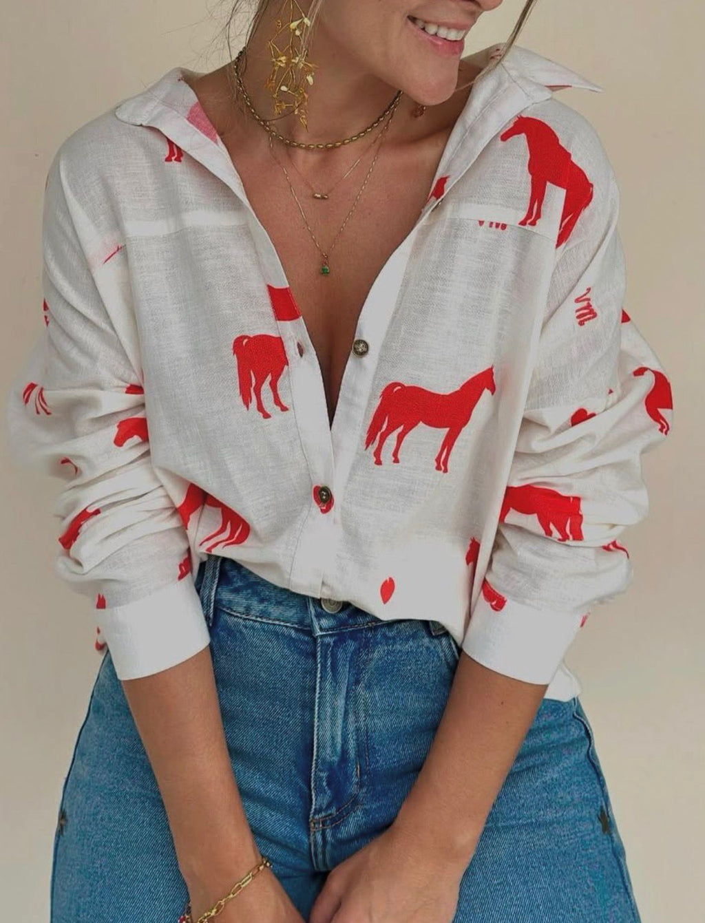 Camisa Federica Caballos