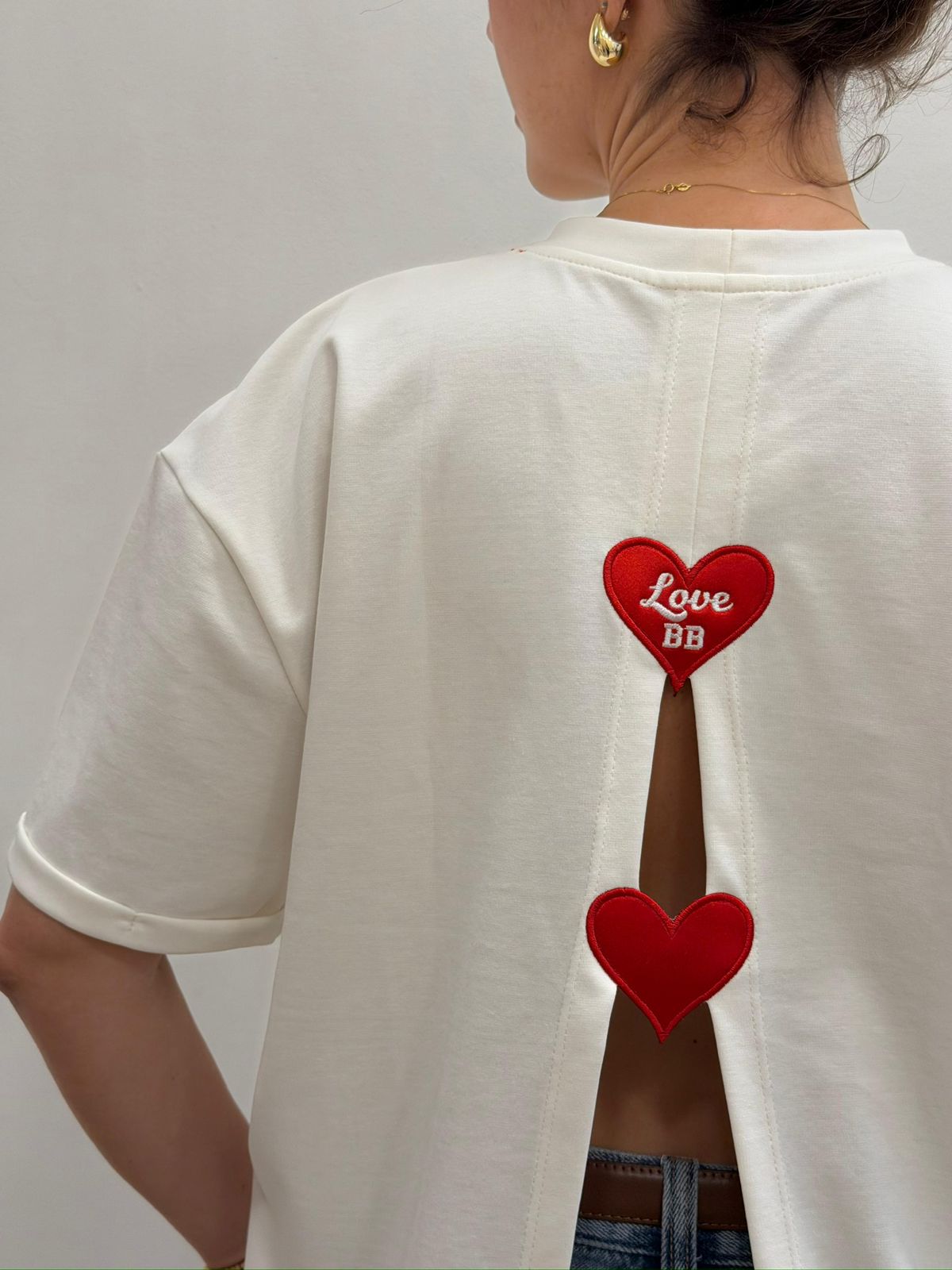 Camisa Love BB Blanca