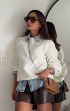 Sueter Panal Crema