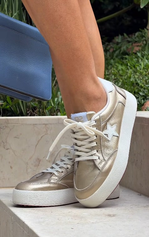 Tenis Venecia Dorado