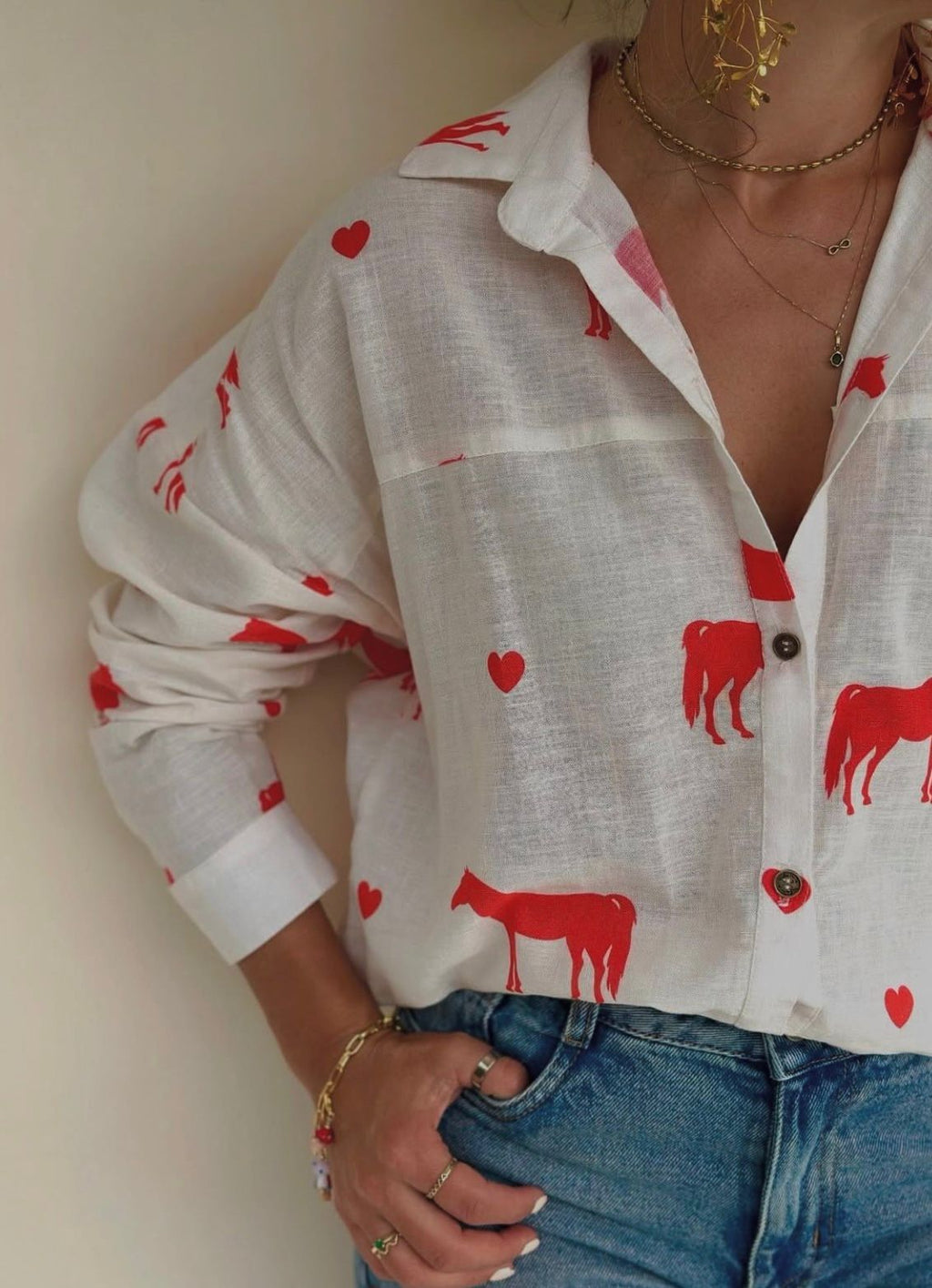 Camisa Federica Caballos